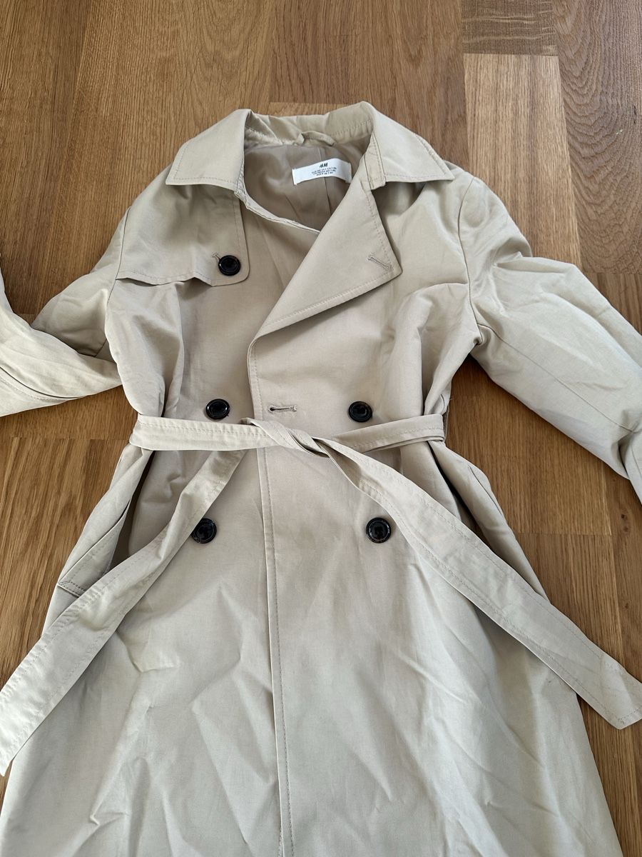 H&M Giacche & Cappotti: Trench Coat 128 beige – Usato da Hochdorf venduto da lefaho 1