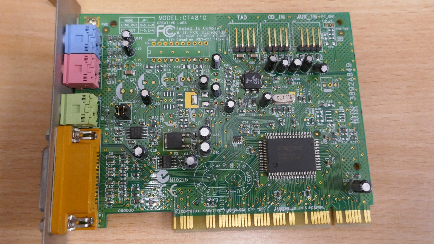Creative Schede audio: Sound Blaster CT4810 – Usato da Wenslingen venduto da FairlightCMI 1