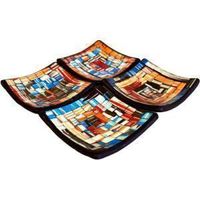 Ensemble de 4 coupelles mosaïque