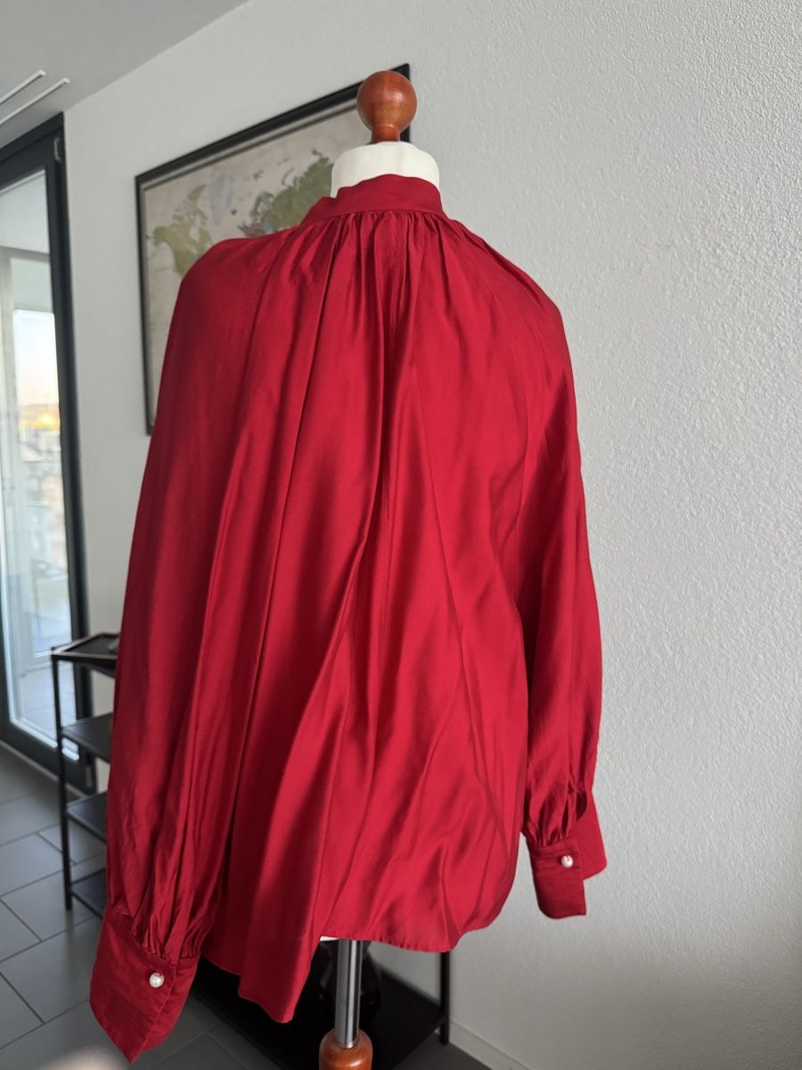 H&M Top: H&M leichte Sommerbluse rot Gr XL – Usato da Baden venduto da Linda46 2