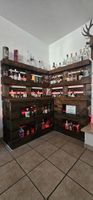 Palett-Bar Eckbar aus Holz dunkel Palletmöbeli Bar
