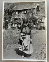 Vintage Fotografie, Ticino, Bauern - Mädchen, Landwirtschaft