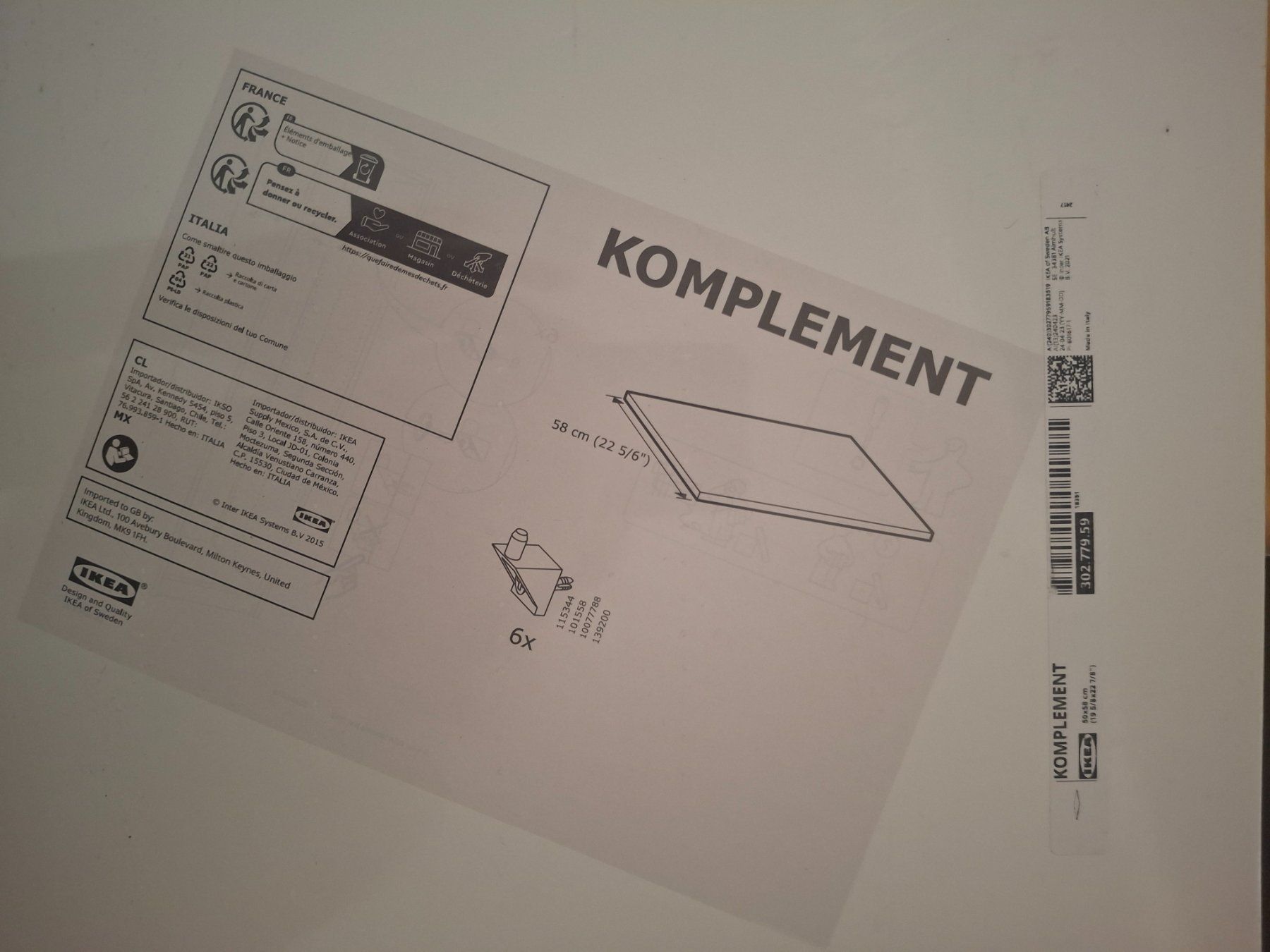 Ikea Armadi: IKEA Pax Komplement Boden weiss – Nuovo e nell'imballaggio originale da Luzern venduto da rox_g6k7 1
