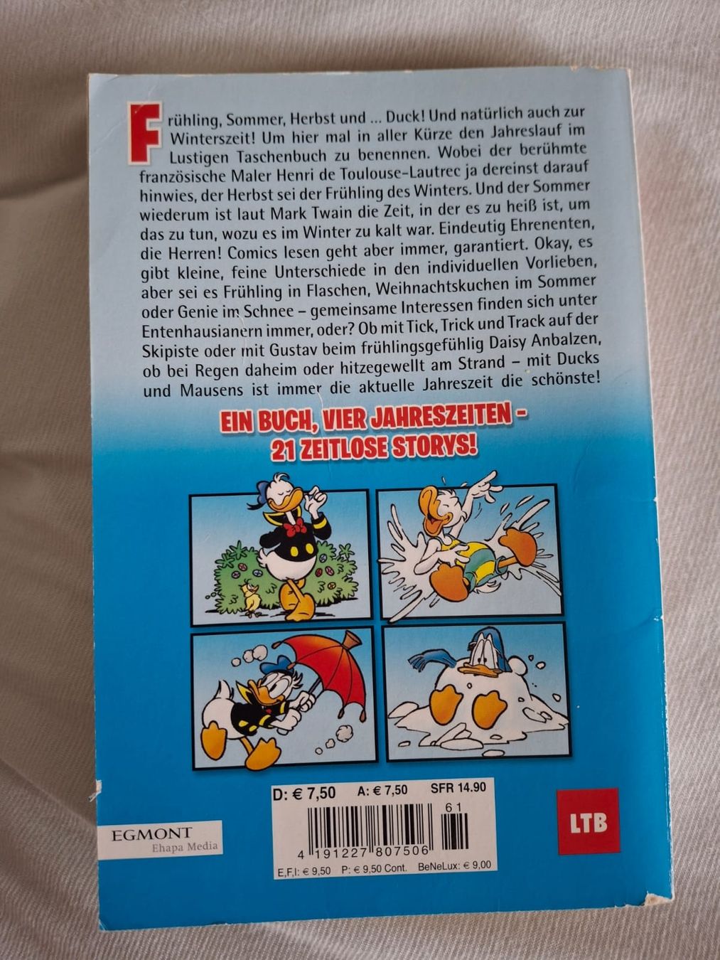 Fumetti: LTB ENTEN EDITION 'DONALDS JAHRESZEITEN' – Usato da Adliswil venduto da schoggibrot 1