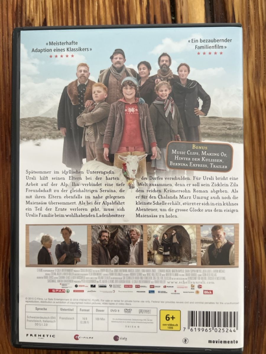 Alle DVDs: Schellen Ursli DVD Xavier Koller Publikumsliebling – Gebraucht aus Umiken von mar_p7n9 1