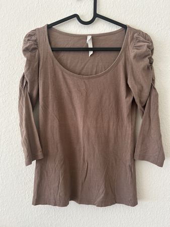 T-shirt manches 3/4 froncées - Taille S