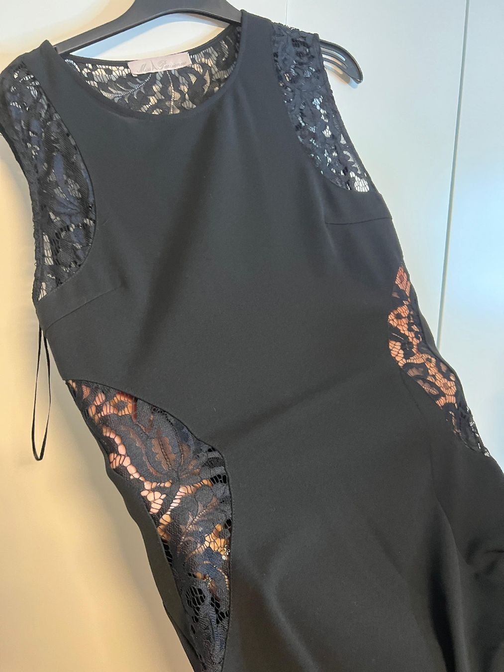 Vestiti: Schwarzes Abendkleid Gr. 42 mit Spitze - Festlich! – Usato da Zürich venduto da Edelshop 3