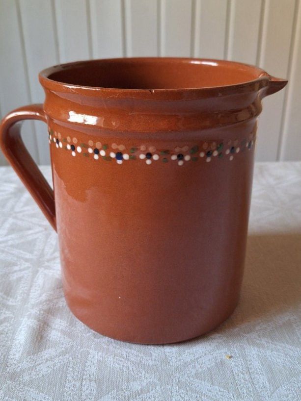 Teekannen: Vintage Tonkrug , Handarbeit – Gebraucht aus Dornach von majo8689 8