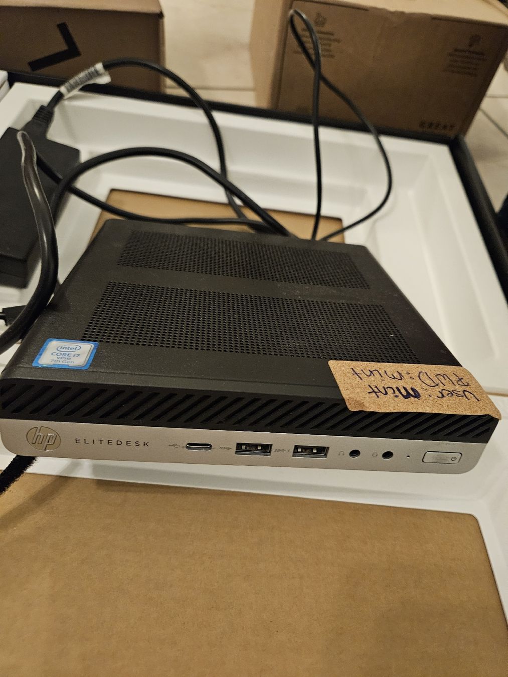 Hewlett Packard PCs: HP EliteDesk 800 G3 Mini – D'occasion à St-Légier-La Chiésaz par emi_c86b