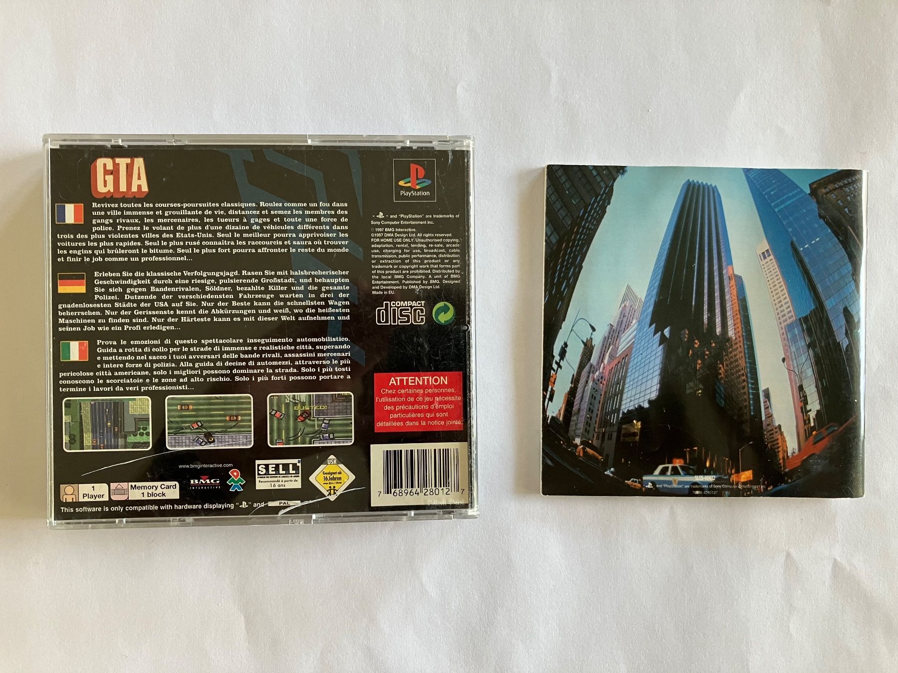 Sony Giochi: Grand Theft Auto – PS1 – Usato da Ecublens VD venduto da Lenordique 1