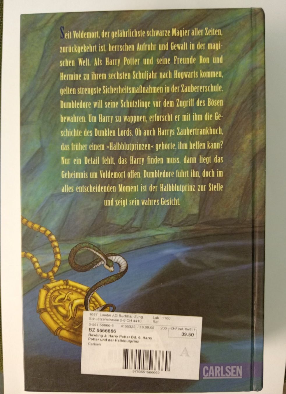 Libri: HARRY POTTER und der Halbblutprinz – Usato da Allschwil venduto da Evgeniia78 2