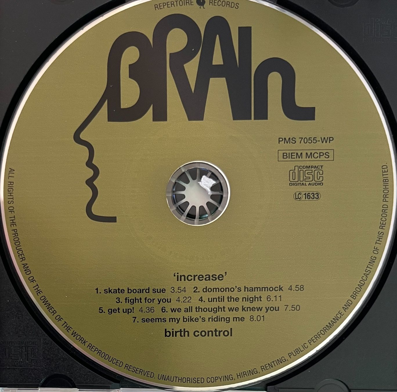 CD: BIRTH CONTROL / Increase – Usato da Bischofszell venduto da kustavi 2