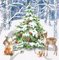 Serviette winter forest (1559) 2Stk.