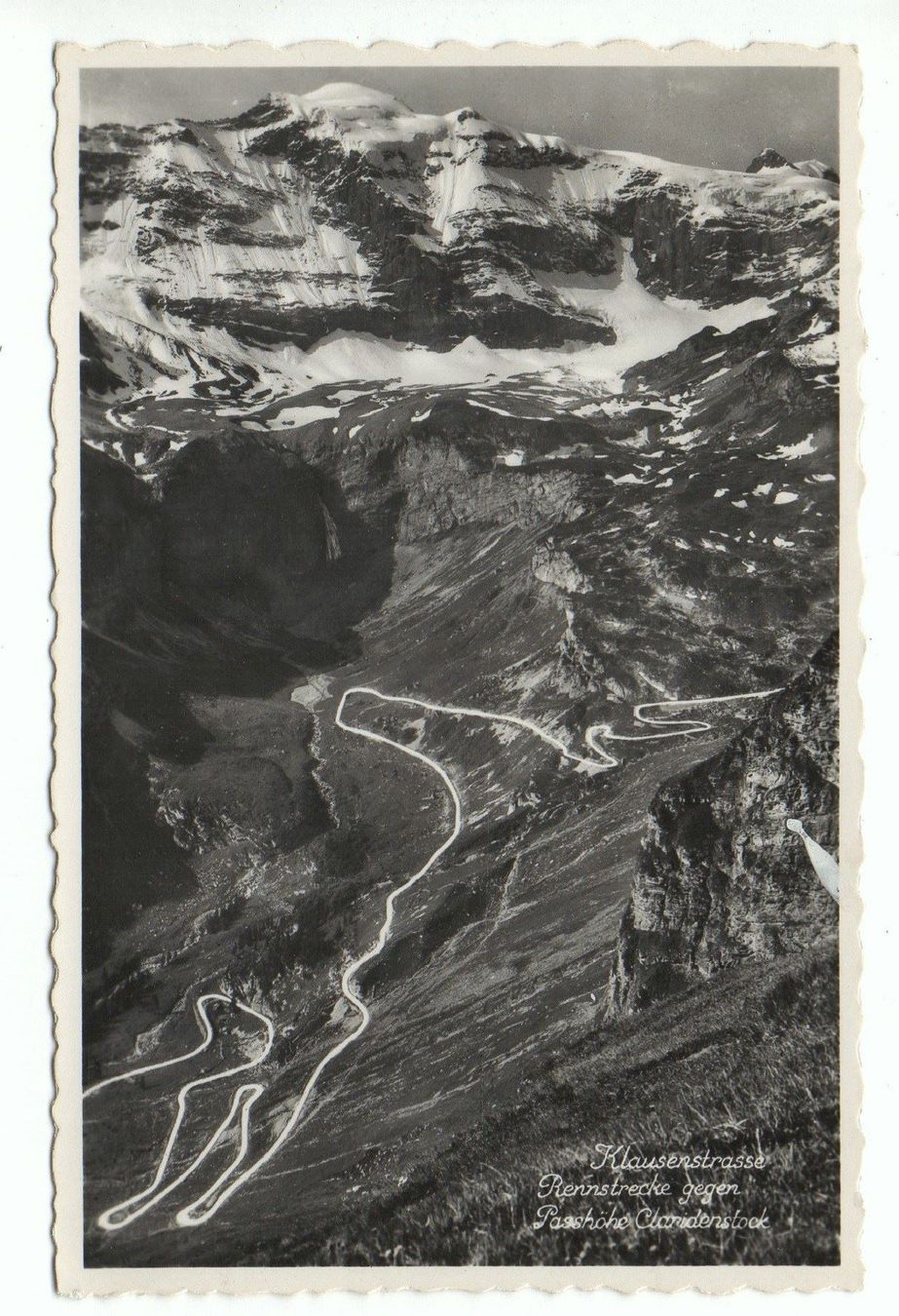 Cartoline postali: KLAUSENSTRASSE Rennstrecke – Usato da Jona venduto da philajona