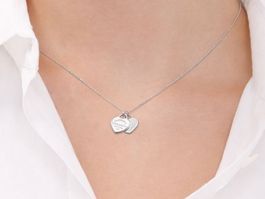 Tiffany & Co. Double Heart Halskette 925