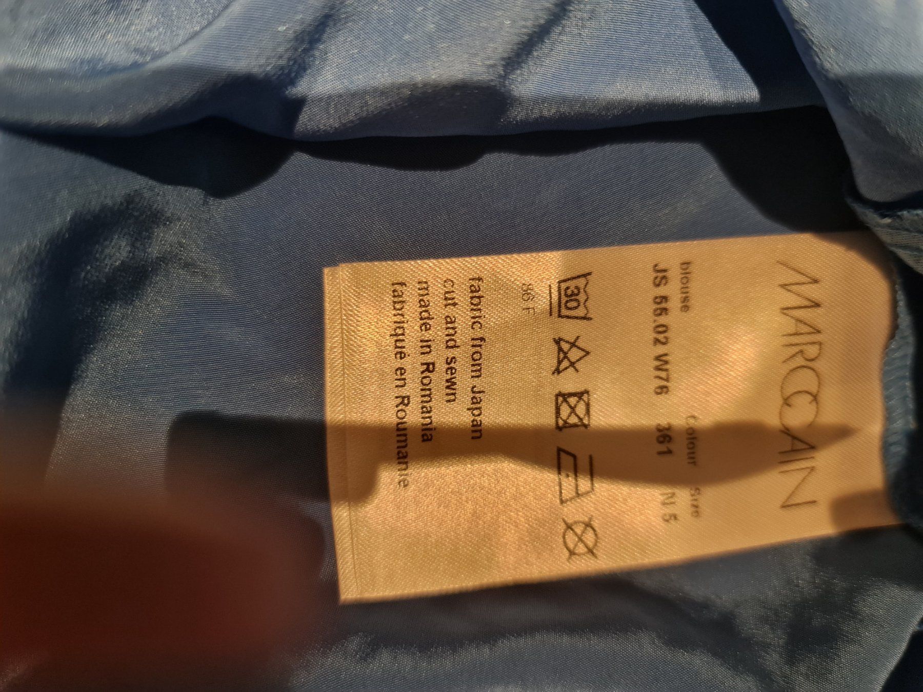 Marc Cain Camicette: Marc Cain Bluse Shirt Nr.5 – Nuovo (secondo la descrizione) da Berg TG venduto da lisboa.sky 2