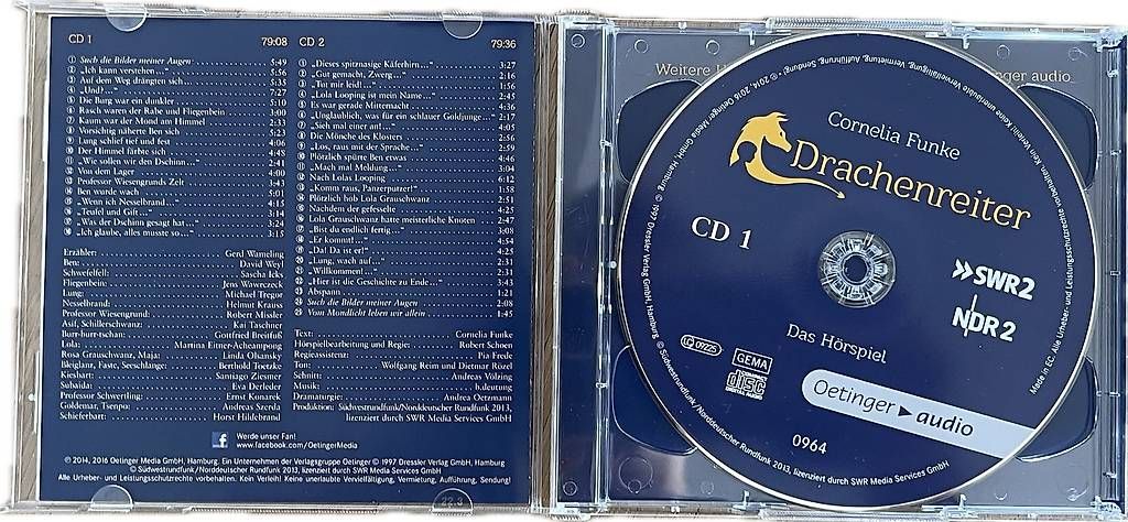 CD: NEU Drachenreiter CD Hörspiel 2 CDs – Usato da Sempach Station venduto da mkauer 1