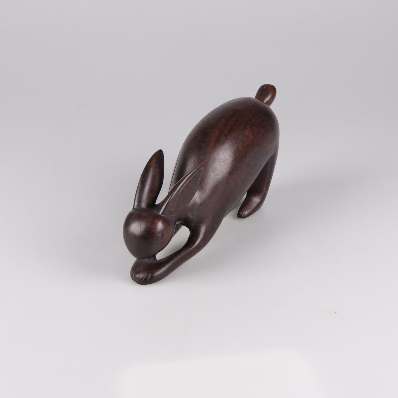 Sculture & Statue: Runder Hase - Holzfigur – Usato da Volketswil venduto da brockipfannenstil
