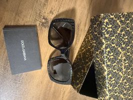 Sonnenbrille Dolce & Gabbana Damen schwarz mit Etui guter...