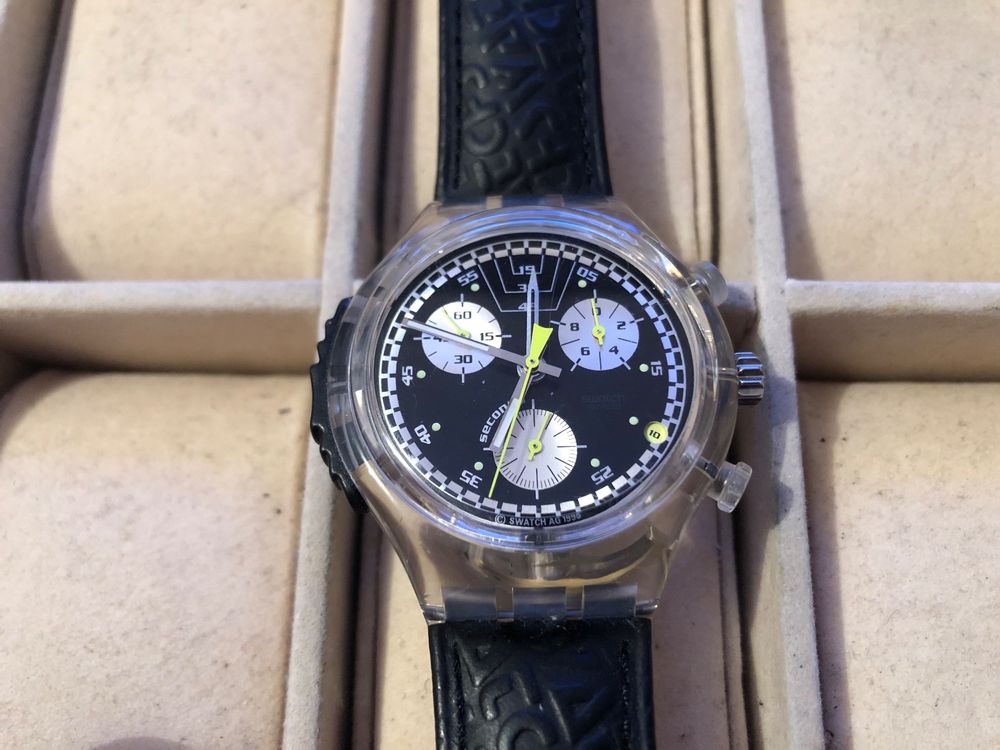 Montre Swatch Alarme Chronographe comme neuve 37mm Kaufen auf Ricardo