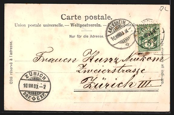 Cartoline postali: Arlesheim, Domplatz mit Sparleihkasse un – Usato da Berlin venduto da bartko-reher 1