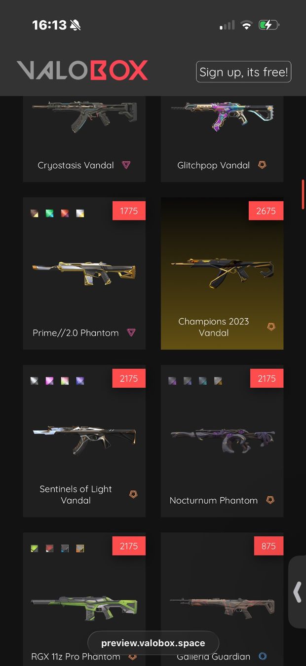 Giochi: Valorant Accounts - Rare Skins – Nuovo e nell'imballaggio originale da Hüttwilen venduto da aurelcyril 5