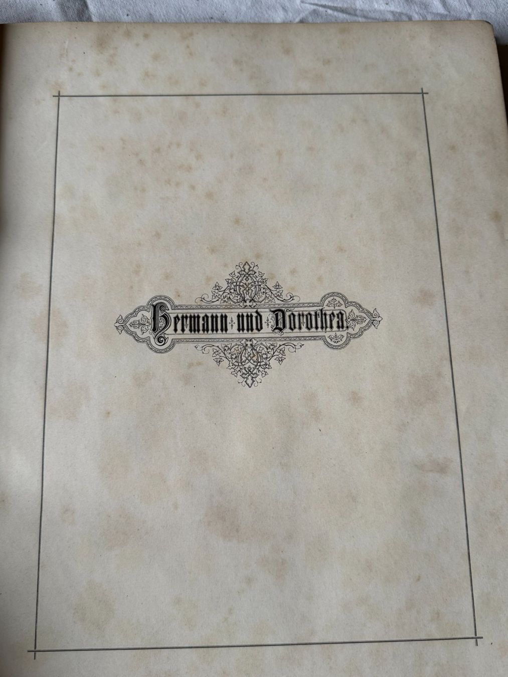 Libri: Hermann und Dorothea, 1892 – Usato da Burgdorf venduto da Tanthony 1