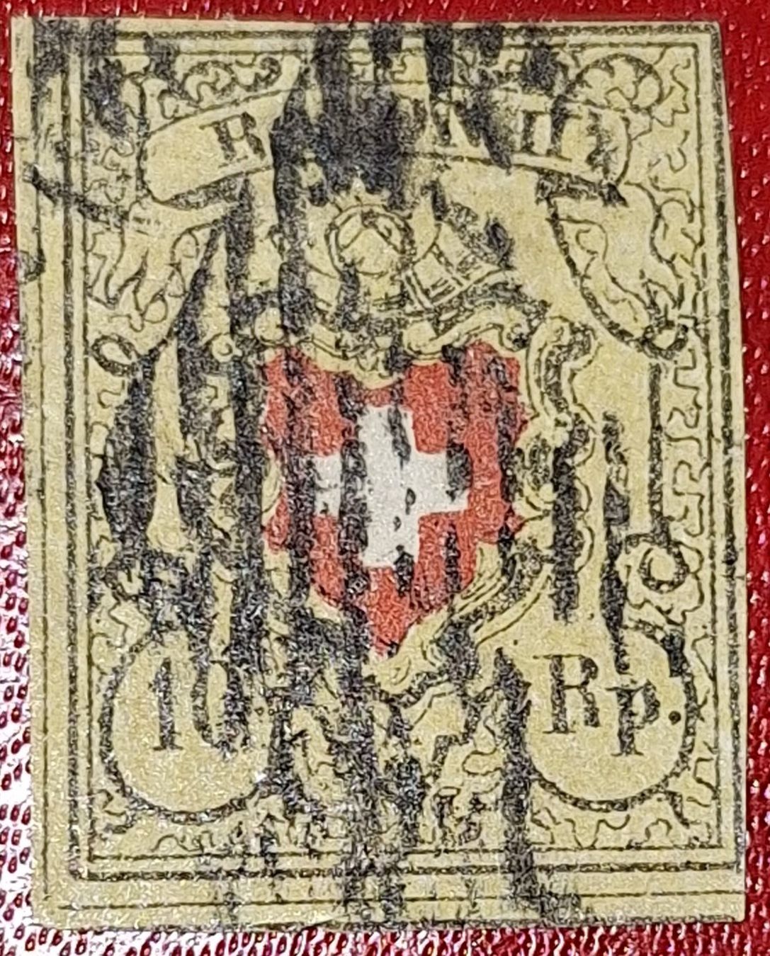 Alle Briefmarken: Rayon 16II Typ 10 D - LU Kat. 200.- – Gebraucht aus Balgach von SIMEON27
