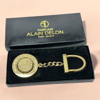 Porte-clés vintage parfums Alain Delon boîte d'origine