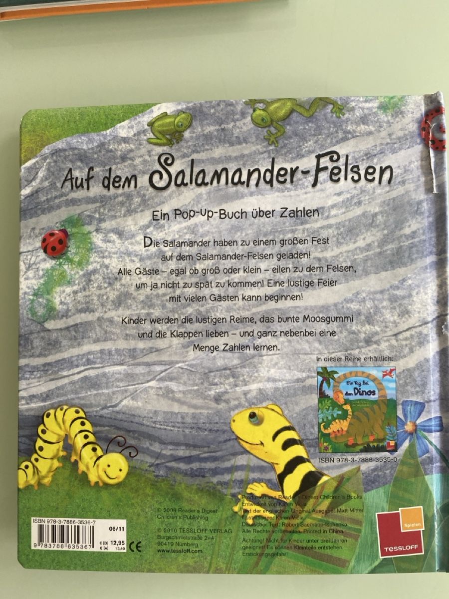Libri: Pop-up Buch "Auf dem Salamander-Felsen" – Usato da Schmerikon venduto da SwissKFO 7