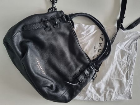 Tasche Liebeskind neu Leder schwarz kupfer