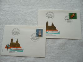 1984 - 85 2 Belege COMPTOIR