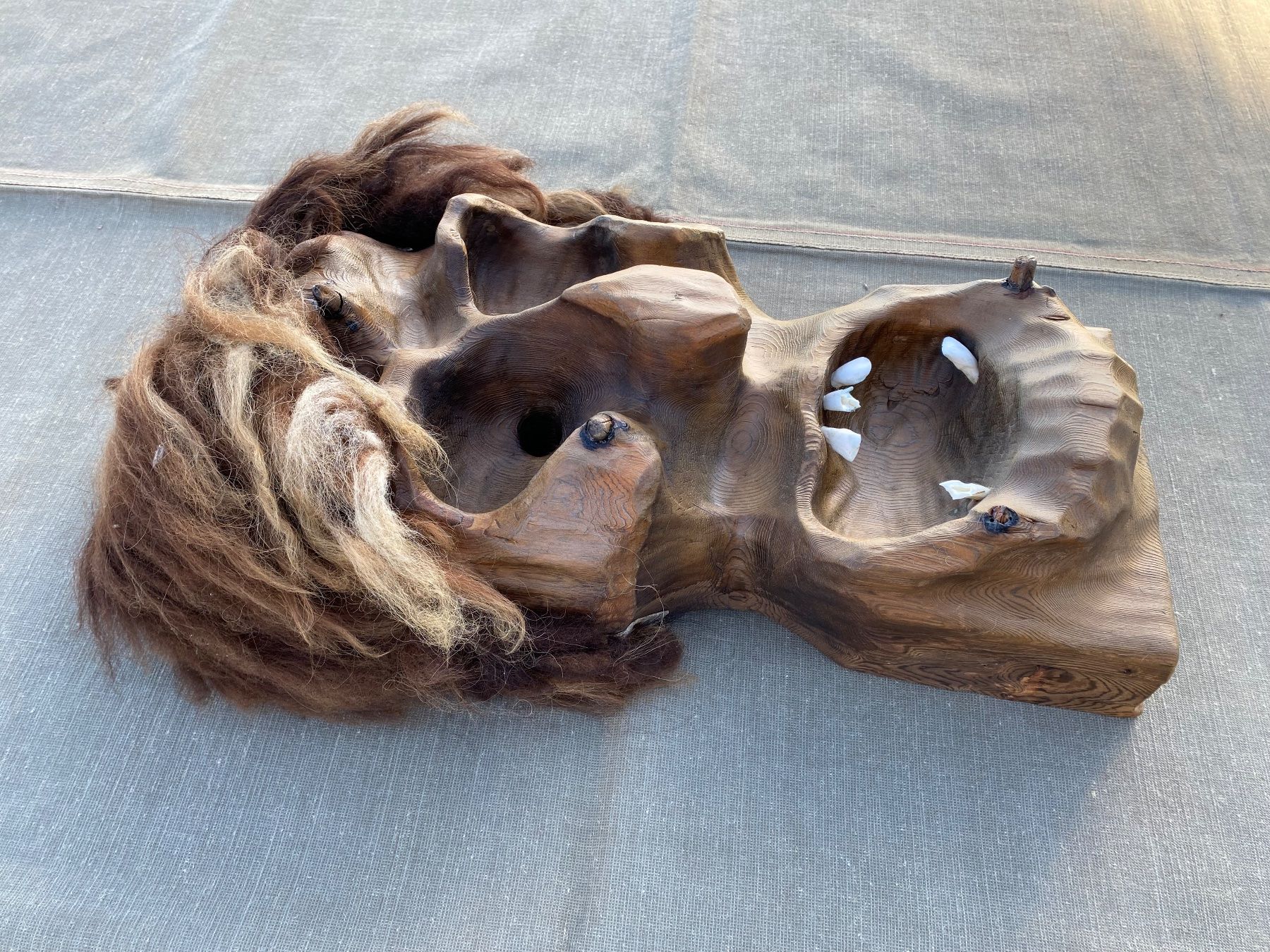 Altro in Antiquarato & Arte: sehr schöne alte grosse Walliser Holzmaske – Usato da Feldbach venduto da Olive1 6