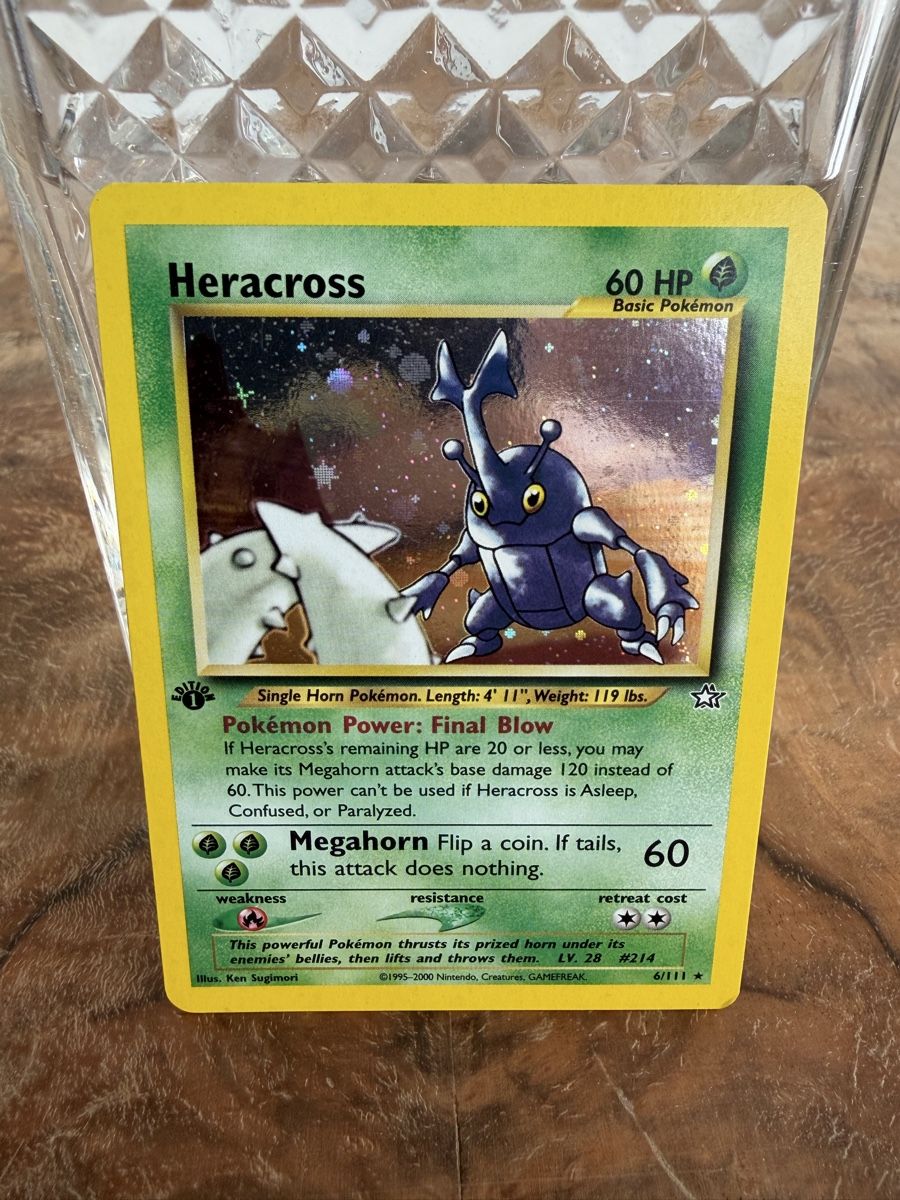 Pokémon Cartes à collectionner:  Heracross 1st edition holo – Neuf (Voir description) à Zürich par hip_hg6b