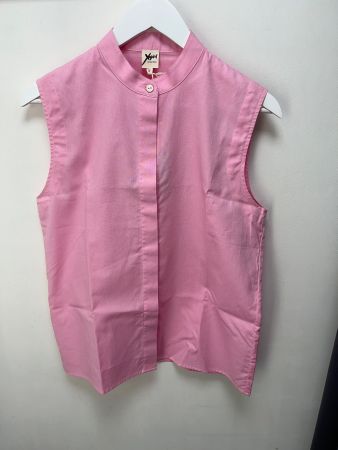 Xquisit Damenbluse ärmellos Gr. 42 rosa 100% Bio Baumwolle