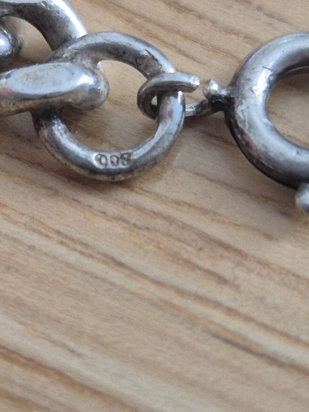 Bracelets: Vintage Silberarmband 800 mit Gravur – D'occasion à Zürich par Inanina 3