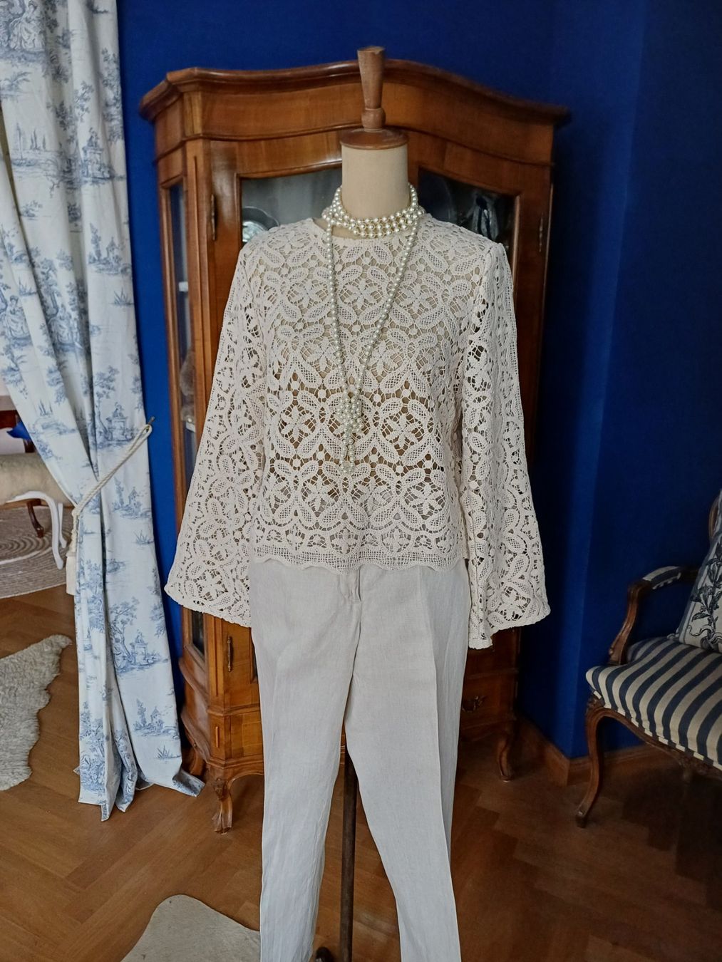 H&M Maglioni & Felpe: Leichter Pullover aus Baumwollspitze Gr. 38/ M – Nuovo (secondo la descrizione) da Romanshorn venduto da Hanibal424