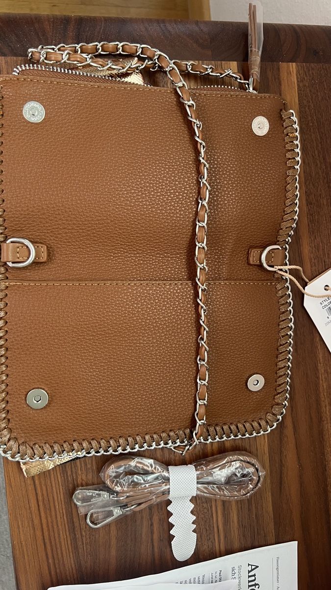 Borse da donna: Tasche neu cognacfarben – Nuovo e nell'imballaggio originale da Tagelswangen venduto da Bomu 1