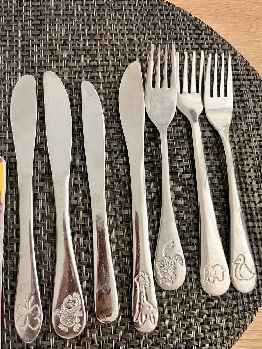 Set di posate: Children's Silverware/Cutlery Set + bread board – Usato da Affoltern am albis venduto da onlyrose123 3