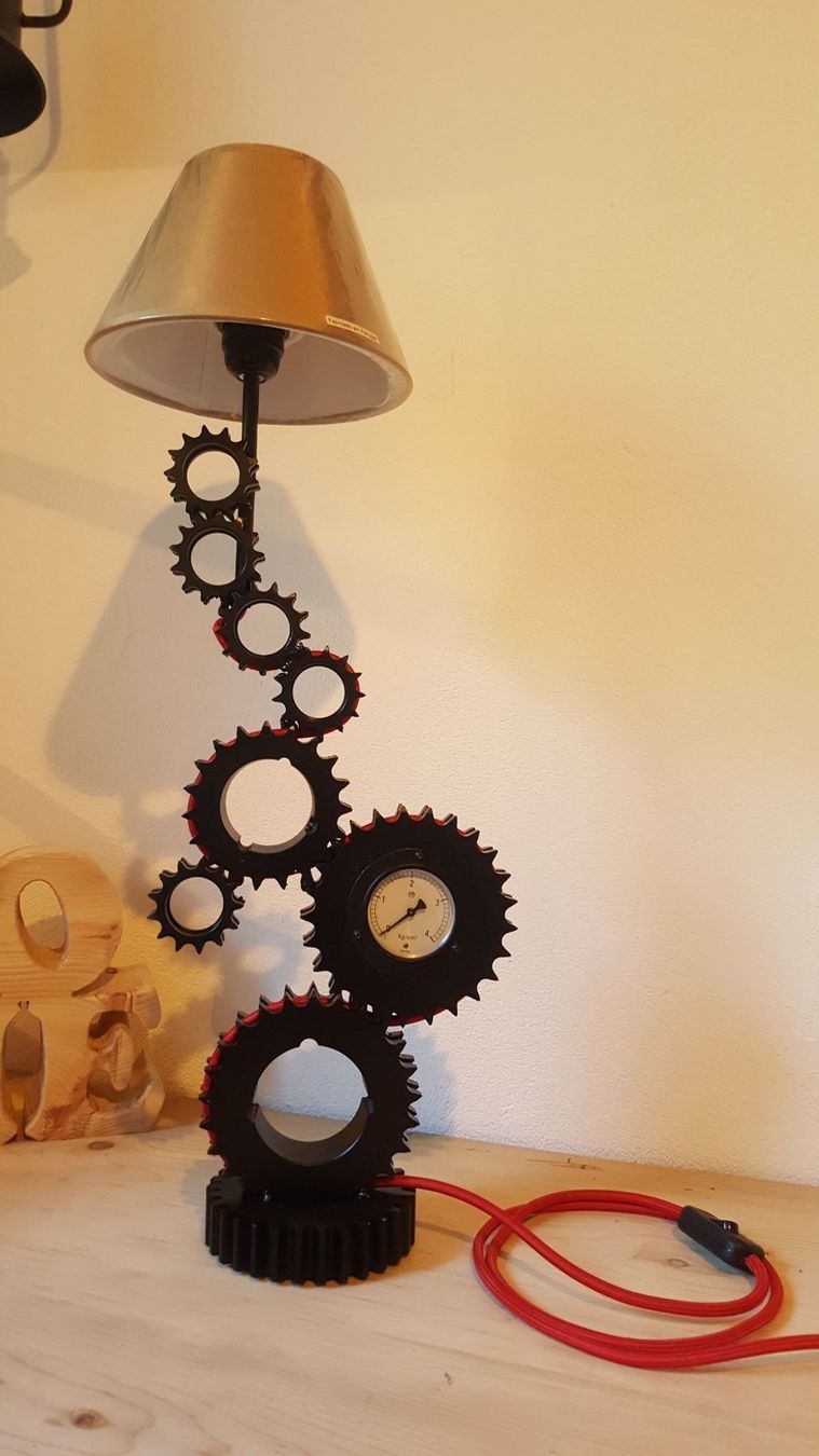 Lampade: Lampe Steampunk im Industriestil. – Nuovo e nell'imballaggio originale da Domat-ems venduto da Gr8wood 2