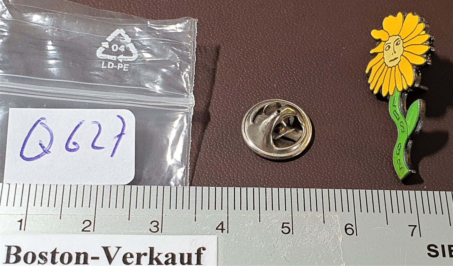 Plaketten & Abzeichen: Q627 - Pin Blume LDS 1992 VSRF – Gebraucht aus Reinach BL von Boston-Verkauf 2