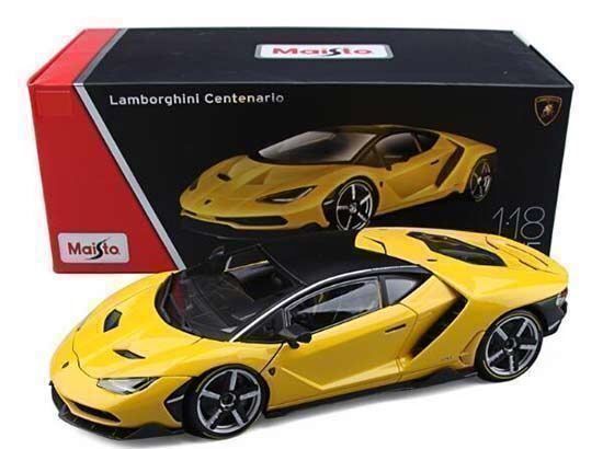 Lamborghini Modellini d'auto: Lamborghini Centenario Yellow Edition – Nuovo e nell'imballaggio originale da Erlenbach im Simmental venduto da Model_box 1