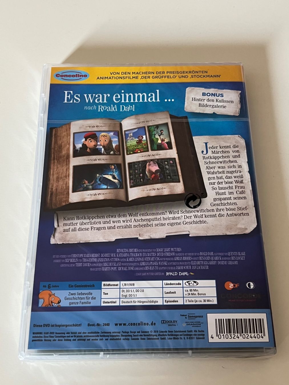 Tutti i DVDs: DVD - Es war einmal...nach Roald Dahl – Nuovo e nell'imballaggio originale da Altstätten SG venduto da sheamus 1
