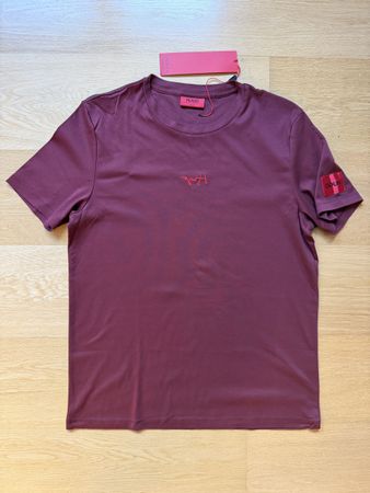 Hugo Boss T-Shirt Dunkelrot Grösse M neuwertig mit Etikett