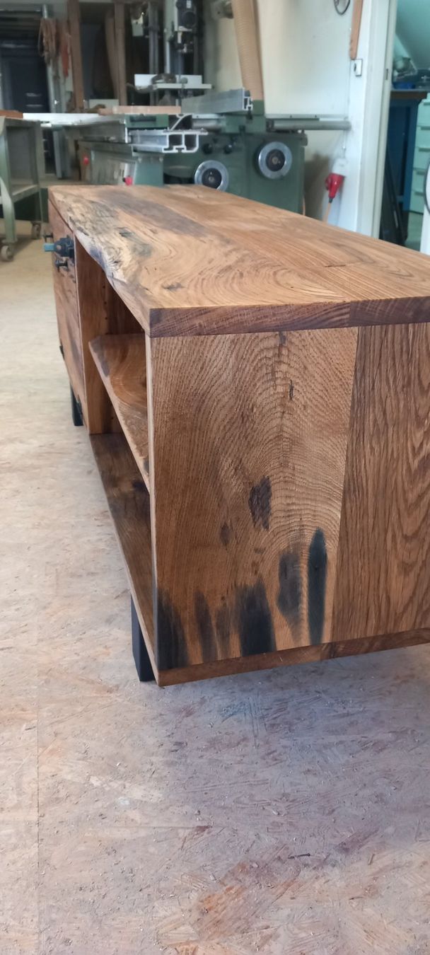 Kommoden: Sideboard aus  Eiche Schweizer Altholz 160cm (Action NP2500) – Neu (gemäss Beschreibung) aus Altishofen von Rossi464 6