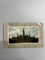 alte Ansichtskarte Wien Rathaus mit Stempel, frankiert,