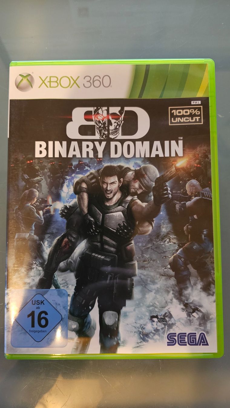 Giochi: Binary Domain Xbox 360 USK 16 Top Zustand – Usato da Koppigen venduto da Kellerfundsachen