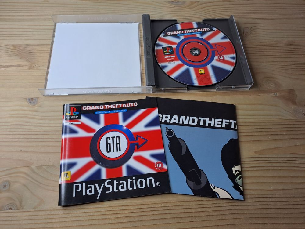 Gta Grand Theft Auto London / 2 Pas No Gta 1 Sony Ps1 Playstation 1