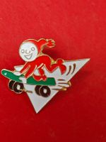 Pin Knorrli auf Skateboard