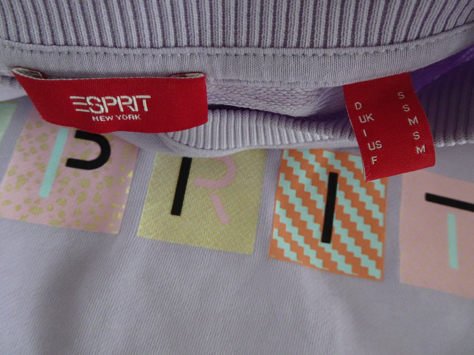 Esprit Pulls & Sweat-shirts: Esprit Sweatershirt Sweater Gr S M lila oversize Pullover – D'occasion à Winterthur par blumeblau77 5